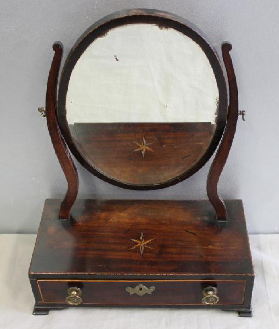A William 1V Gentleman's Travelling Vanity .: From a Larchmont NY estate . - Dimensions: 13.5"H x 7" x 17"