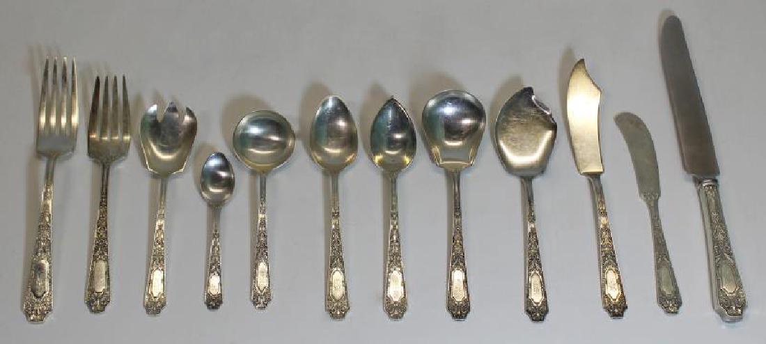 STERLING. Alvin Cellini Flatware Service. (1 of 4)