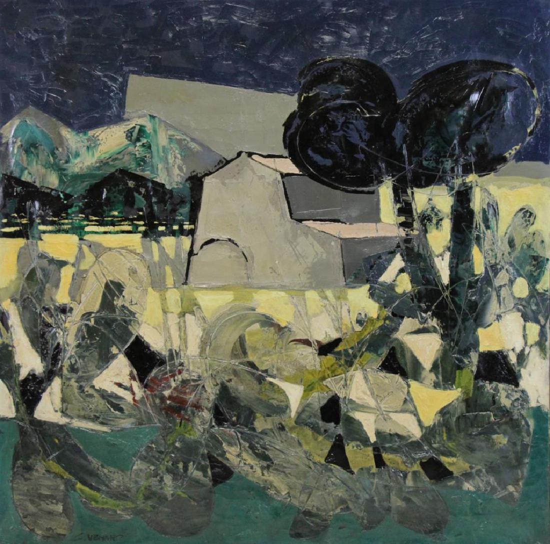 VENARD, Claude. Oil on Canvas. "Le Mas Provencal" (1 of 8)