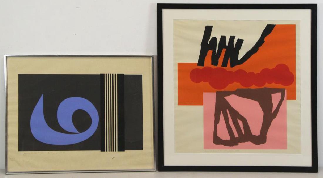 KRISEL, Harold. 2 Color Silkscreens. (1 of 7)