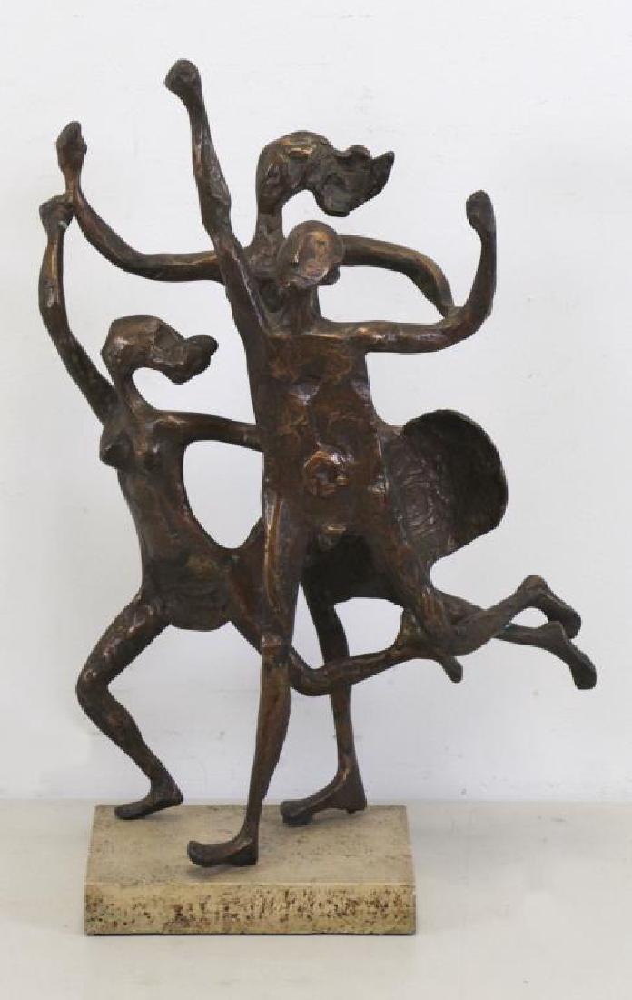 HEBALD, Milton. Bronze "Acrobat Family" 1963. (1 of 9)