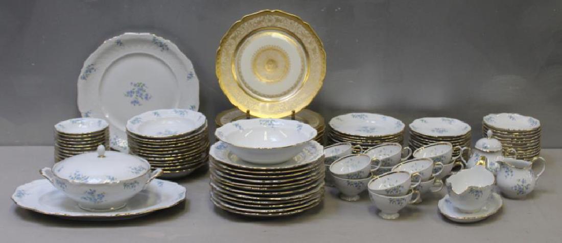 Large Porcelain Dinner Service for 12 and 12 Gilt (1 of 11)