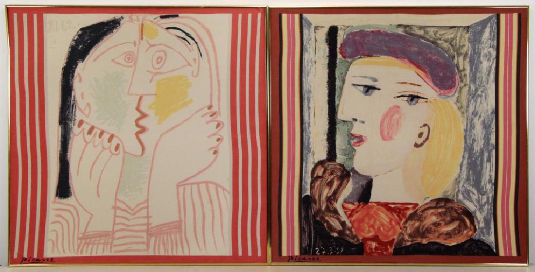 Two Pablo Picasso Silk Scarves. (1 of 10)