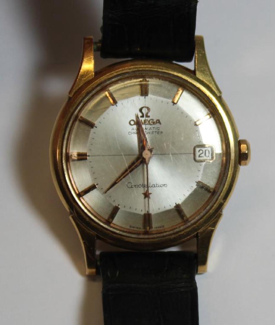 JEWELRY. Men's Omega Constellation 18kt Watch. (1 of 7)