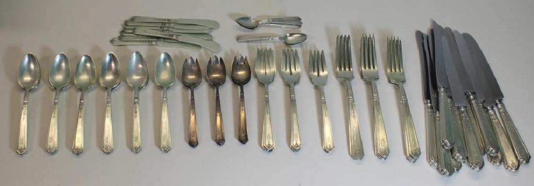 STERLING. Gorham Flatware Service for 12. (1 of 5)