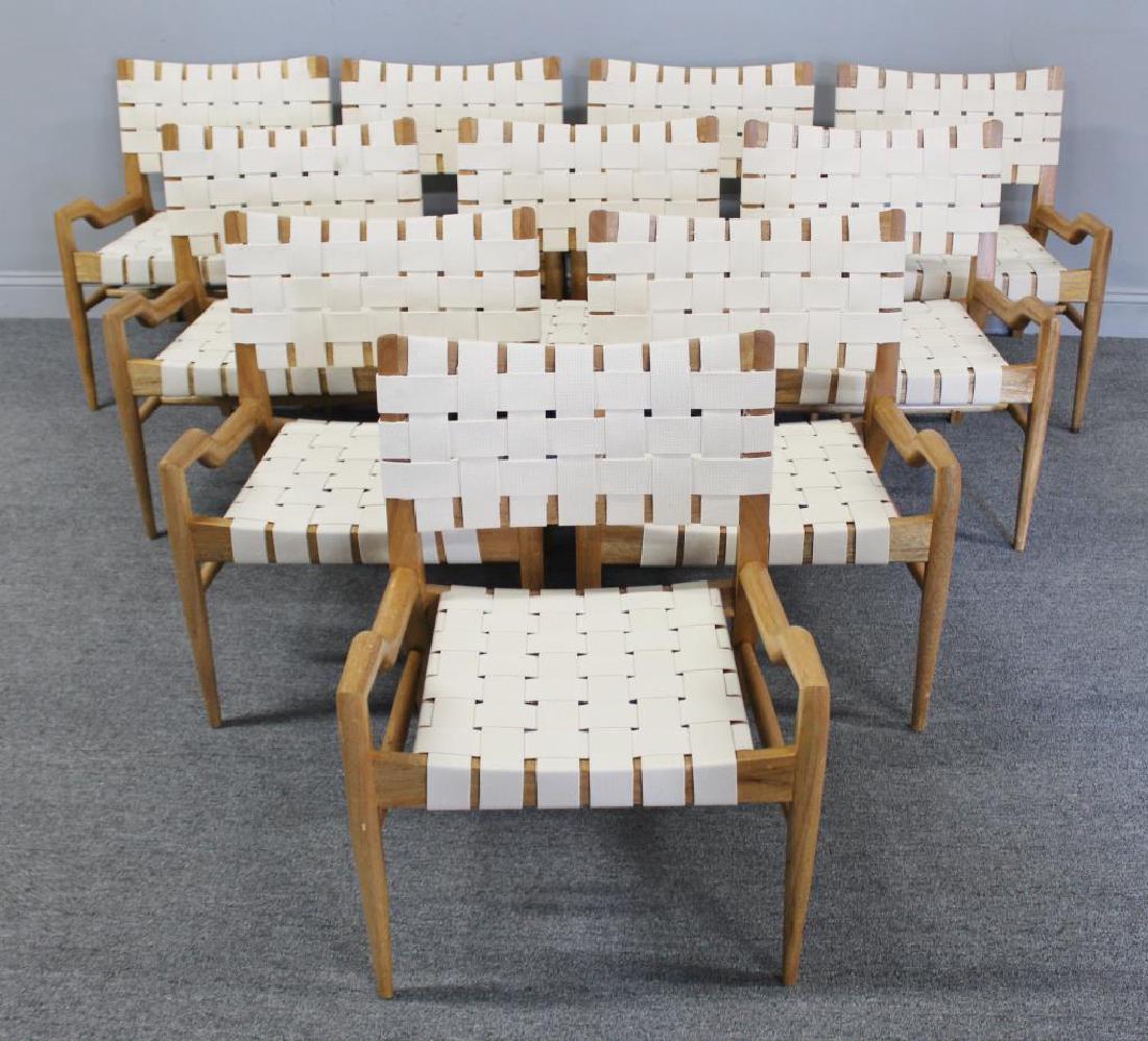 Midcentury Set of 10 John Keal Lounge Chairs. (1 of 5)