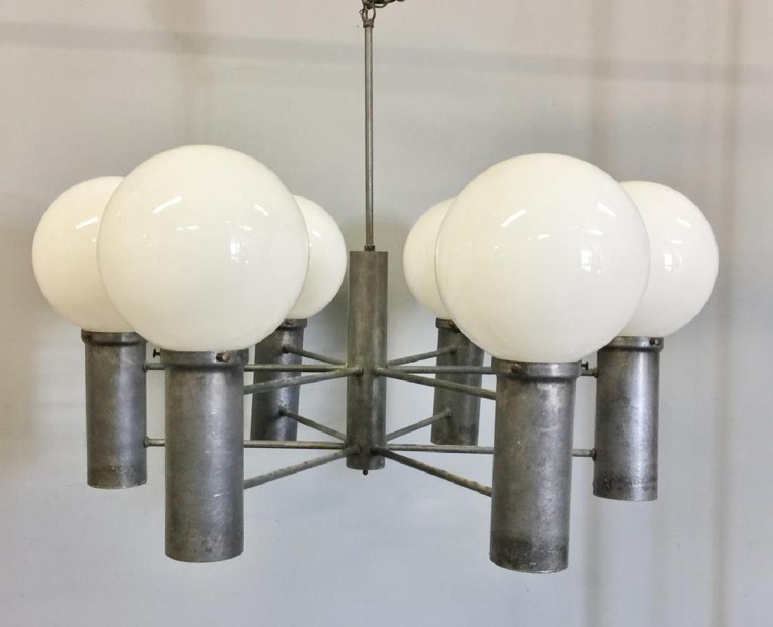 Vintage Robert Long Industrial Style Chandelier. (1 of 4)