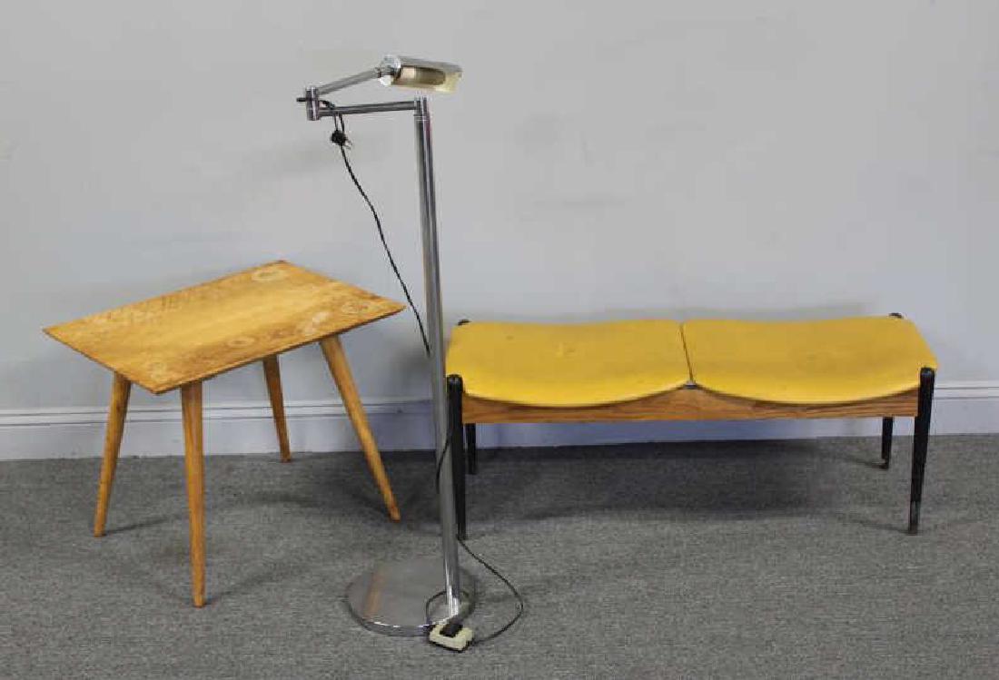 Midcentury Accessories Lot Including Bench. (1 of 8)