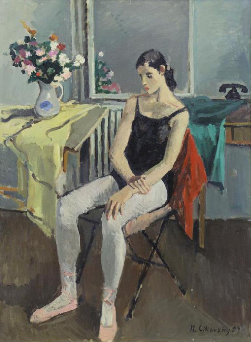 CIKOVSKY, Nicolai. Oil on Canvas. Dancer at Rest, (1 of 7)