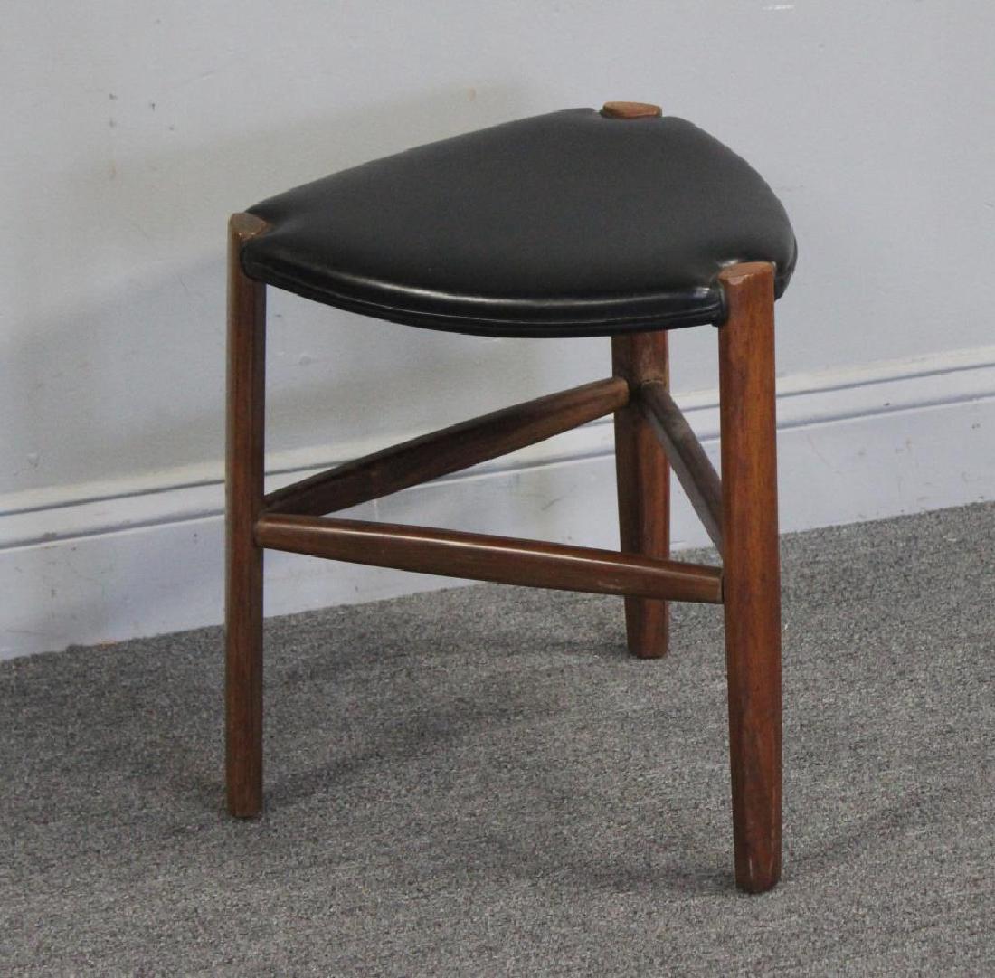 Ole Wanscher Rosewood  & Leather Stool . (1 of 3)