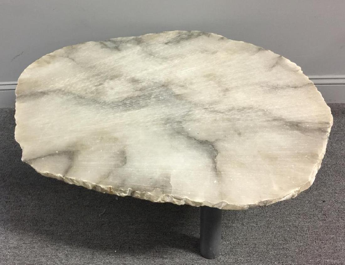 Modernist Stone Slab Top Coffee Table. (1 of 3)
