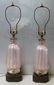 Midcentury Pair of Fine Seguso? Murano Lamps.