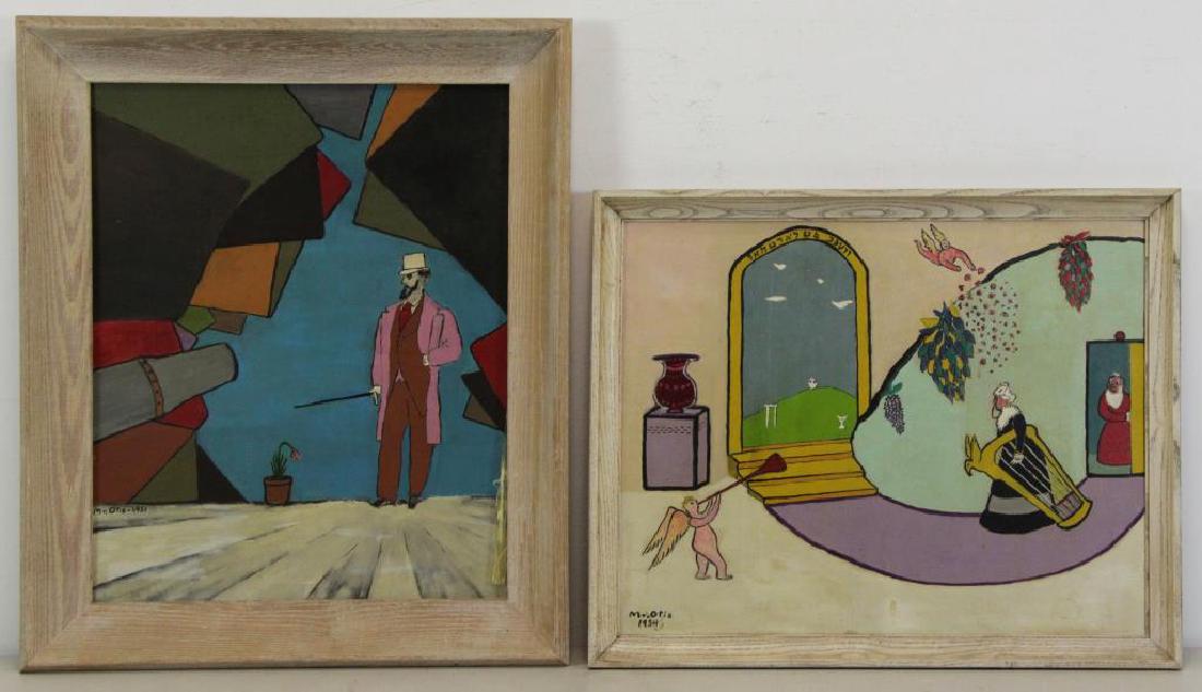 MR. OTIS (Stewart Holbrook). Two Oils on Board. (1 of 10)