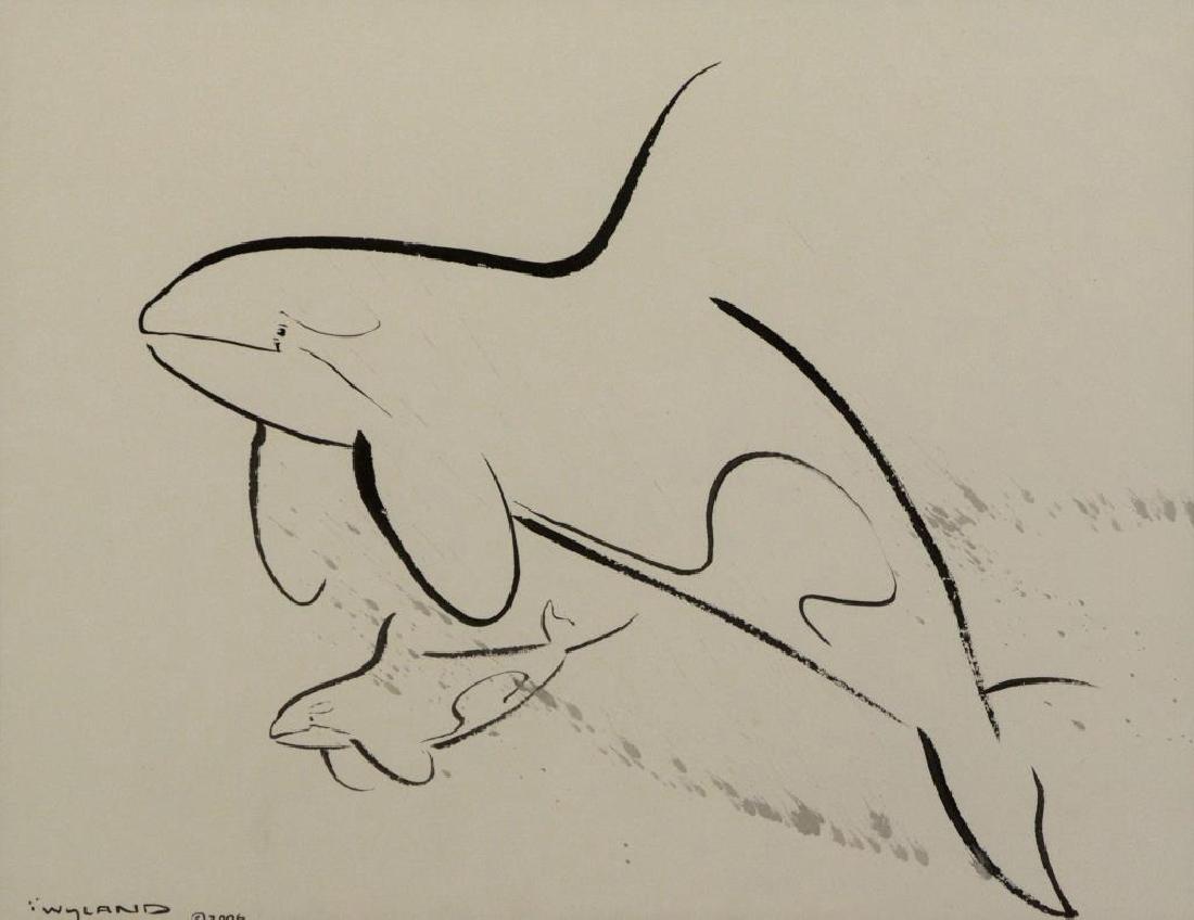 WYLAND, Robert. Ink on Paper. Whales, 2006. (1 of 4)