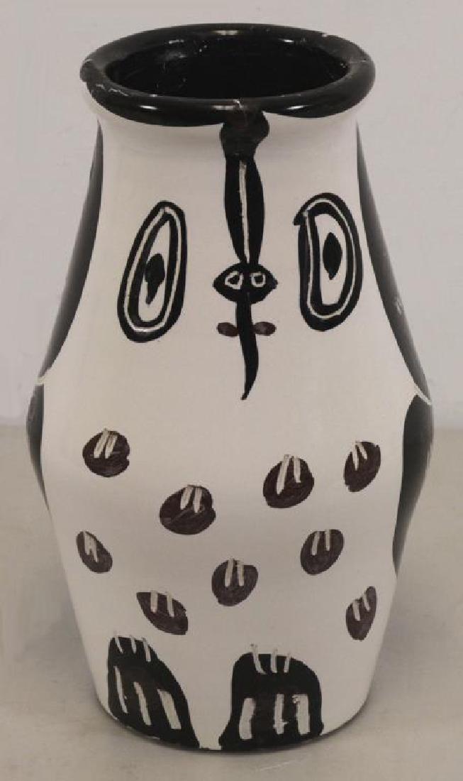PICASSO, Pablo. Madoura Ceramic "Black and Maroon (1 of 8)