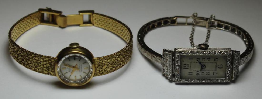 JEWELRY. Ladies Gold Watch Grouping. (1 of 8)