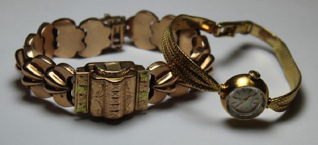 JEWELRY. Ladies Gold Watch Grouping. (1 of 7)