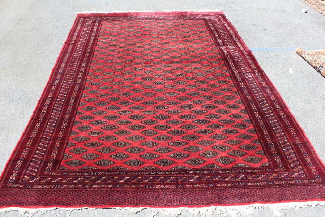 Vintage and Finely Woven Roomsize Bokhara (1 of 5)