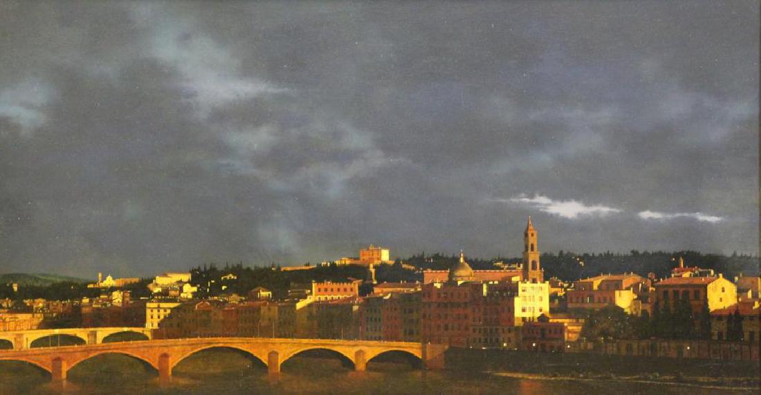 RAIN, Charles. Oil on Board "Golden City" 1963. (1 of 9)