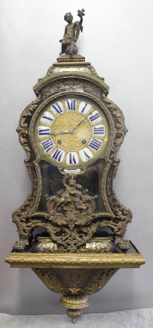 Antique French Bronze Mounted Boulle Clock. (1 of 10)