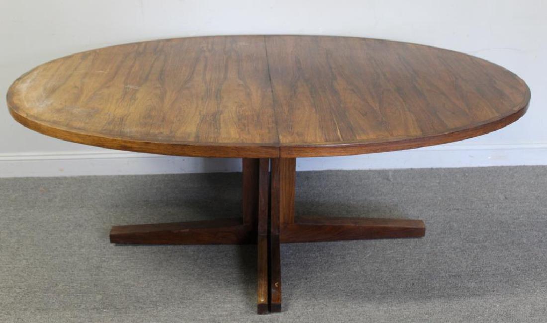 Midcentury Brazilian Rosewood Dining Table.