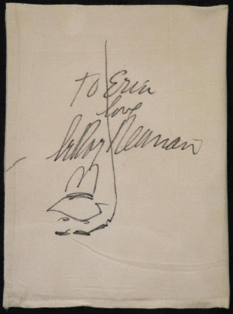 NEIMAN, LeRoy. Ink on Cloth. Self Portrait. (1 of 3)