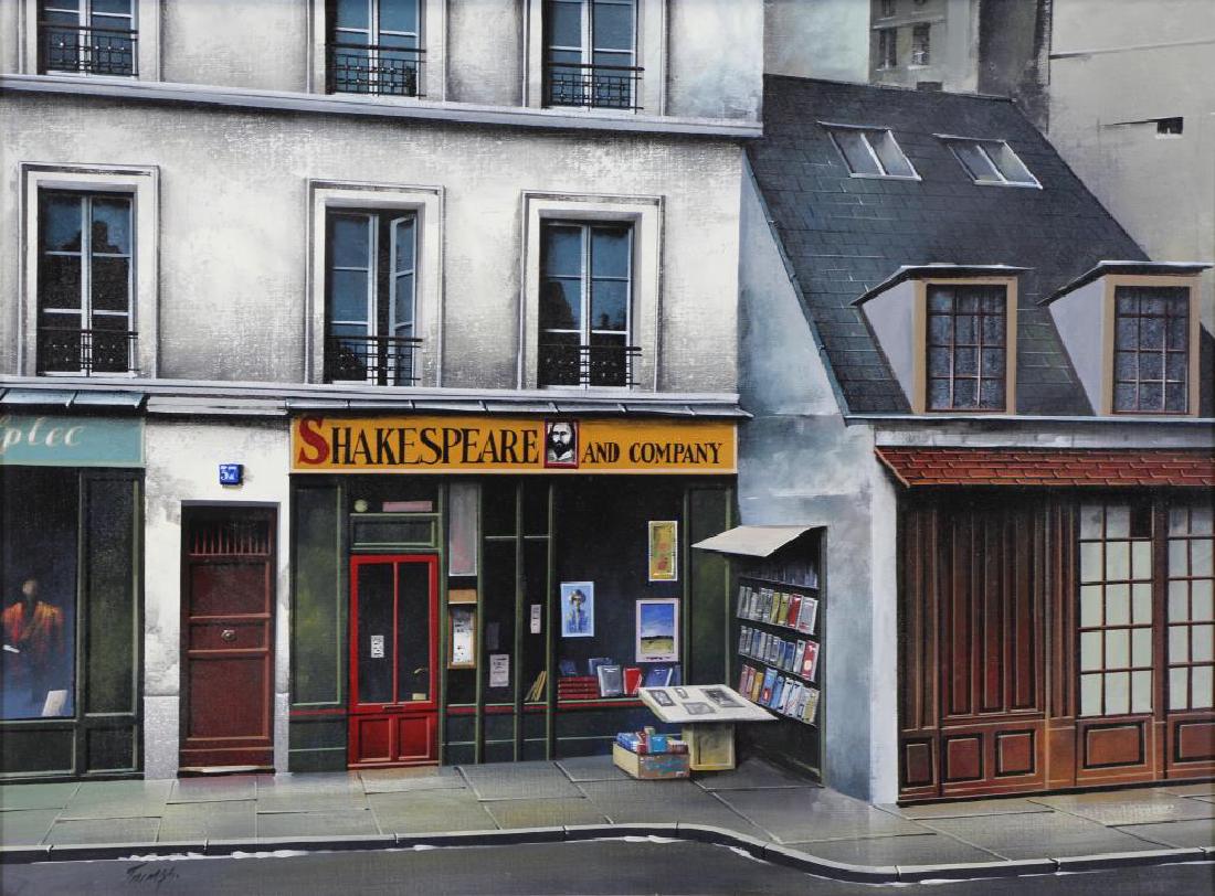 PRADZYNSKI, Thomas. Oil on Canvas "Shakespeare (1 of 8)