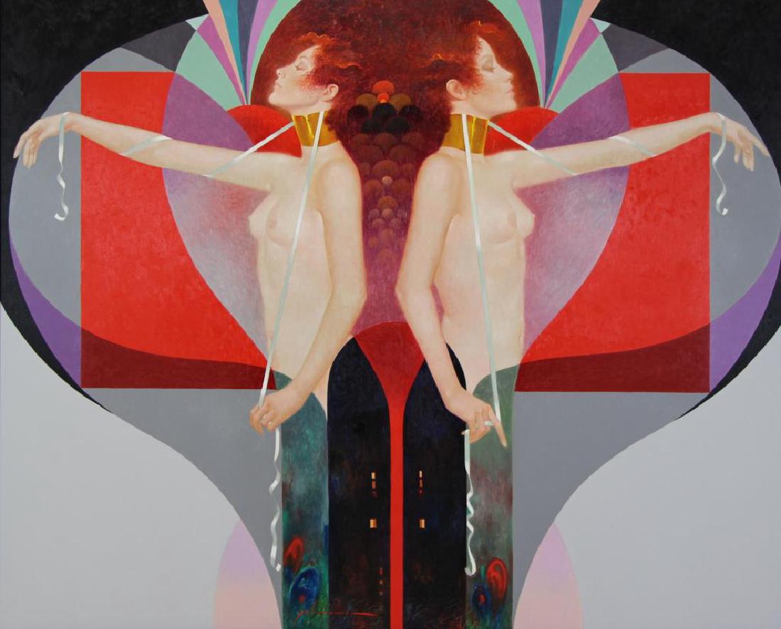 MAS, Felix. Oil on Canvas. "Sonata II" (1 of 7)