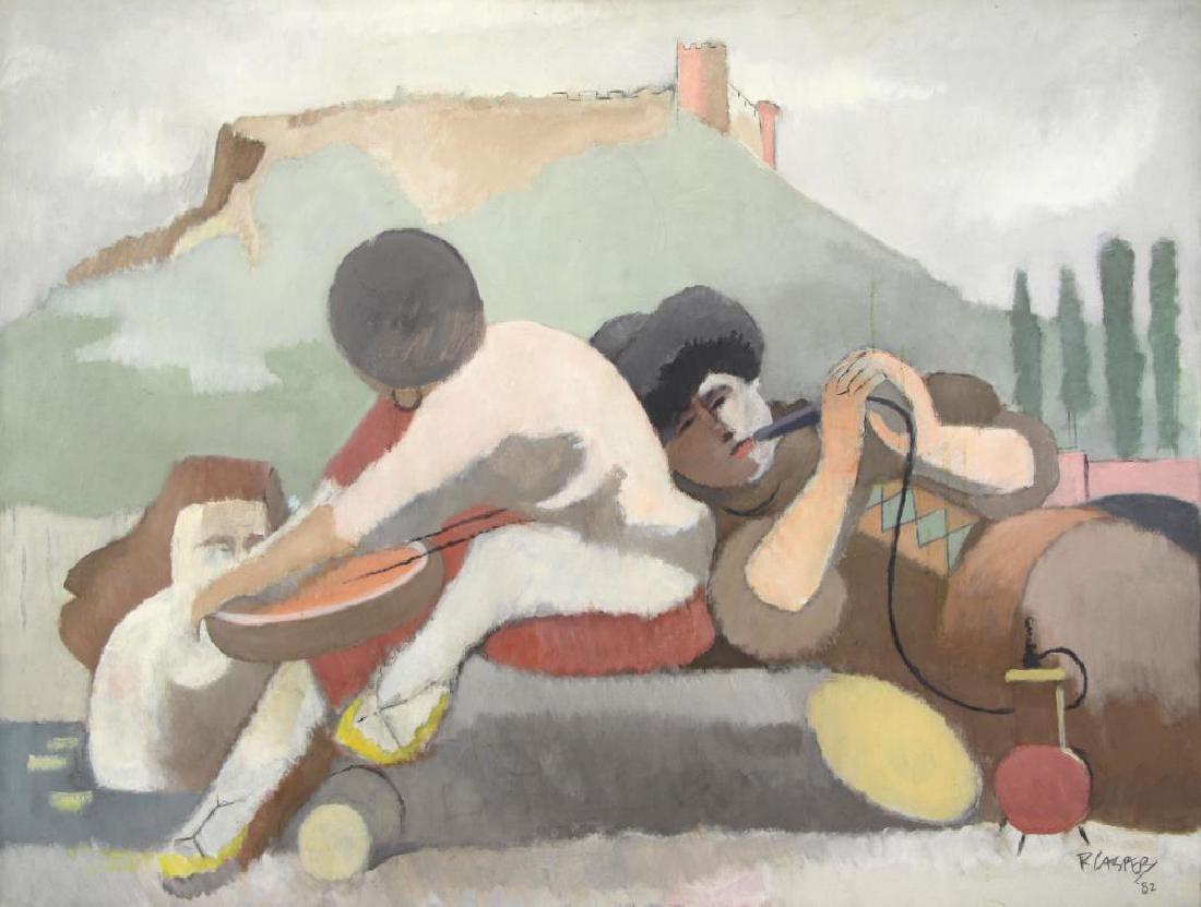 CASPER, Robert. Oil on Canvas. Hookah Smokers, (1 of 9)