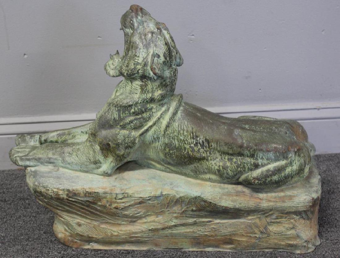 RICHE. Louis. Large Patinated Bronze Sculpture. (1 of 7)