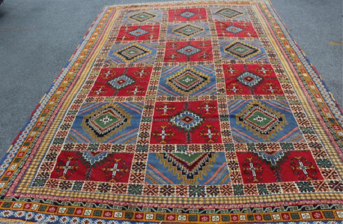 Large Vintage Handmade Moroccan Carpet (1 of 6)