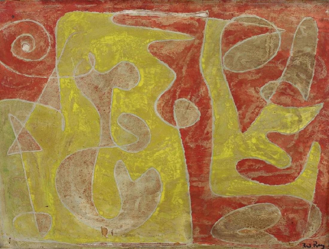 RAY, R.W. Oil On Canvas. "Indian Legend". 1956. (1 of 5)