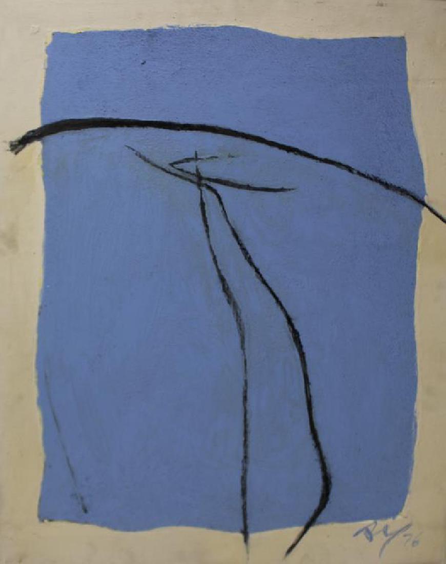 YUNKERS, Adja .Oil On Board "Pueblo xxiv " (1 of 6)