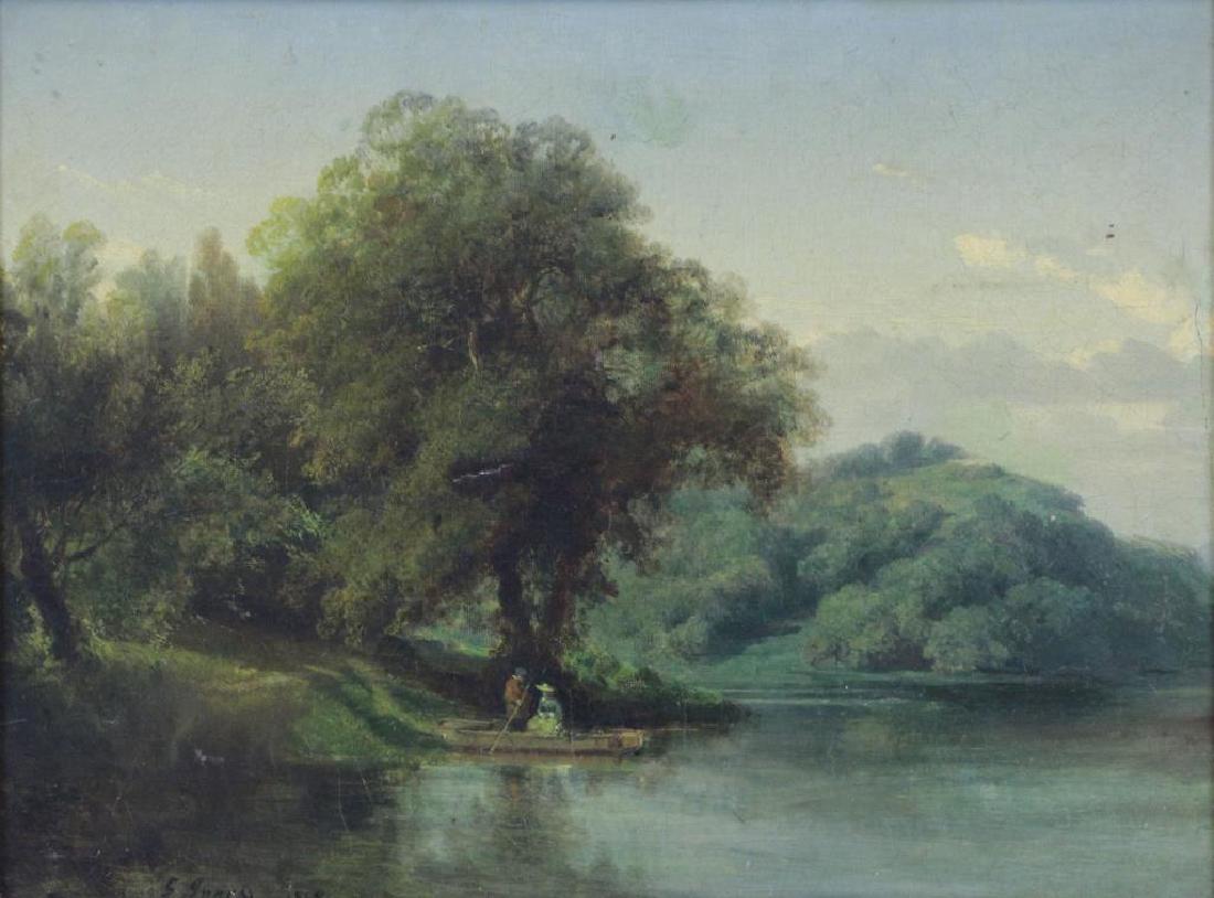After George Inness. Oil on Canvas. River (1 of 8)