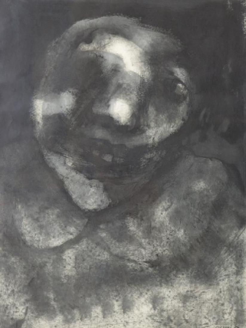 CORONEL, Rafael. Ink on Paper. Figure, 1958. (1 of 6)