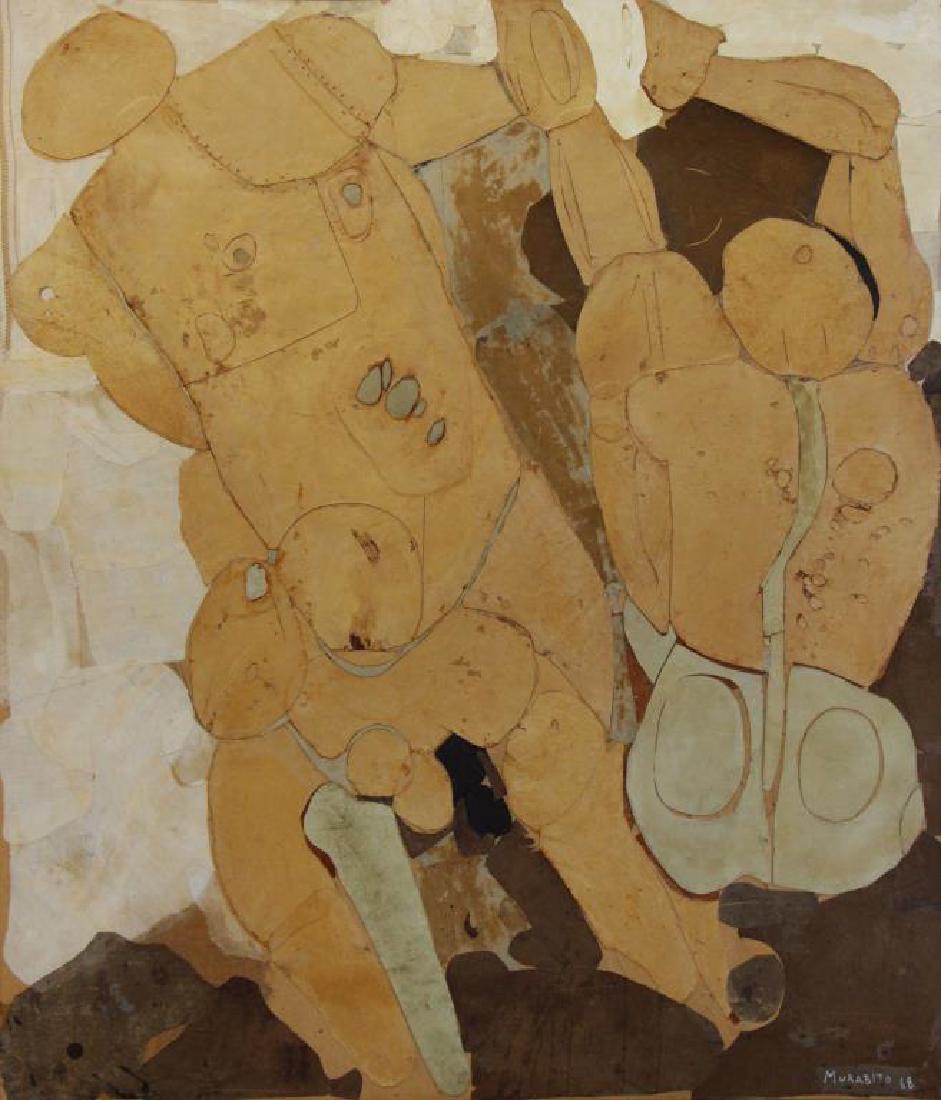 MURABITO, Rosario. "Astronauti" 1968. Leather (1 of 8)