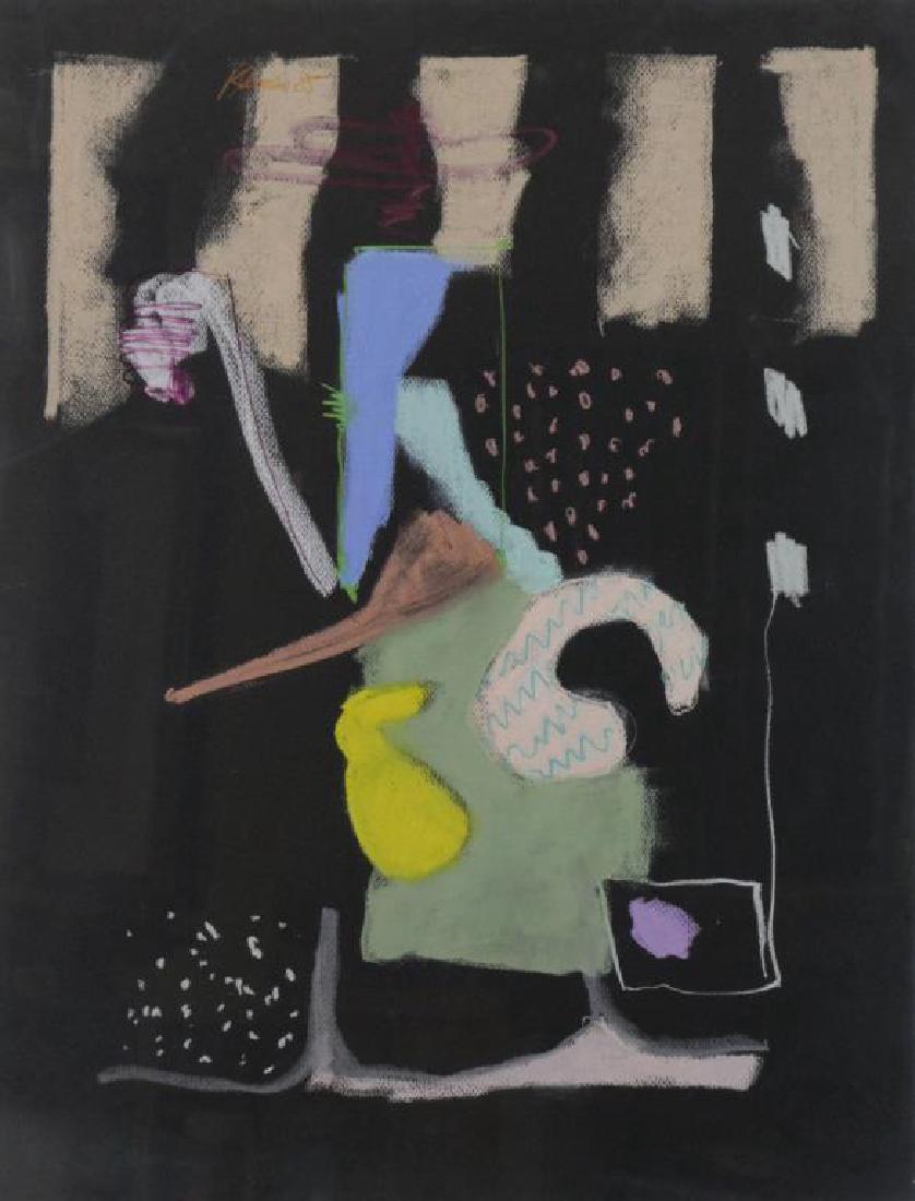 KLEIMAN, George. Pastel on Black Paper. Untitled (1 of 7)