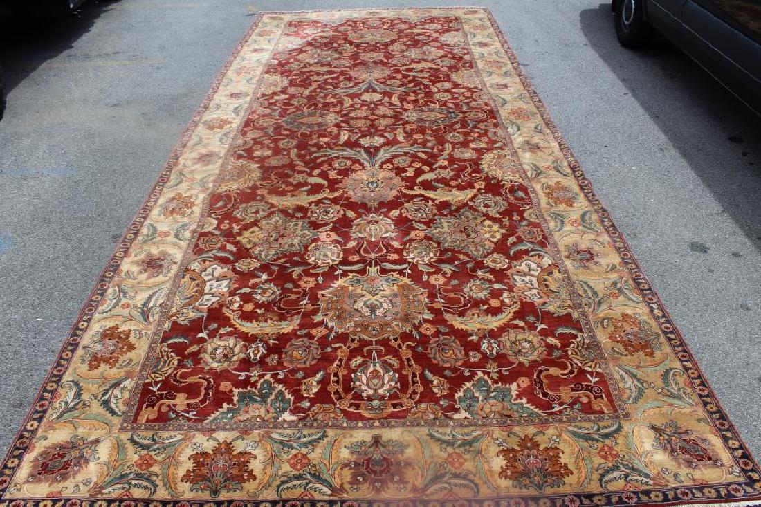 Large Antique and Finely Woven Handmade Carpet. (1 of 8)