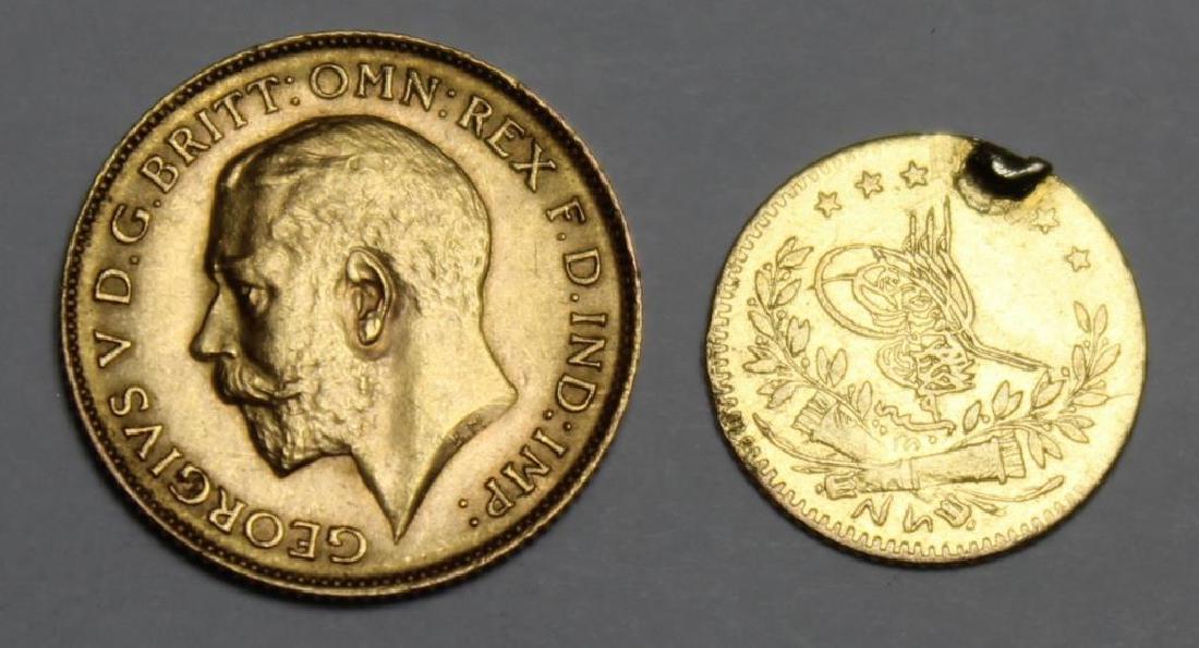 GOLD. Grouping of (2) Gold Coins. (1 of 5)