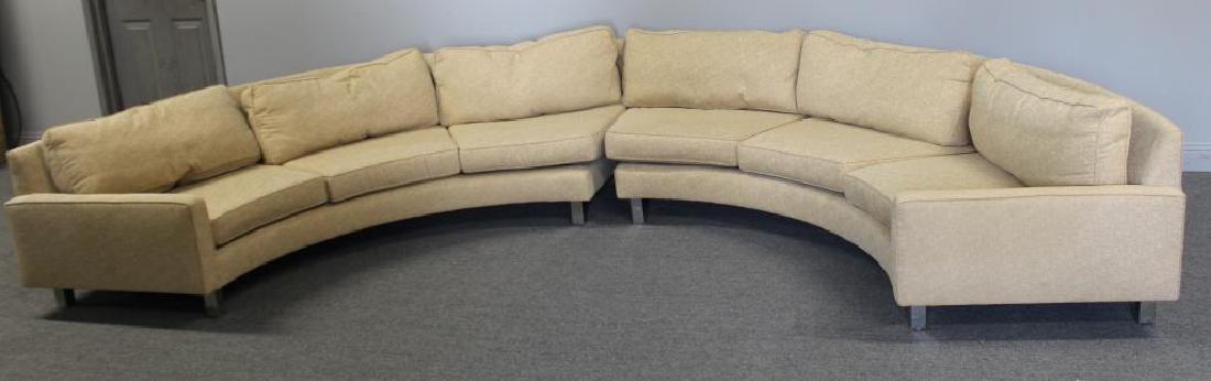 Modernist Upholstered 2 Piece Sectional Sofa. (1 of 7)