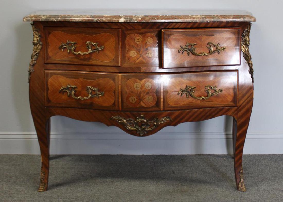 19 Century Louis XV Style Bronze Mounted, (1 of 7)