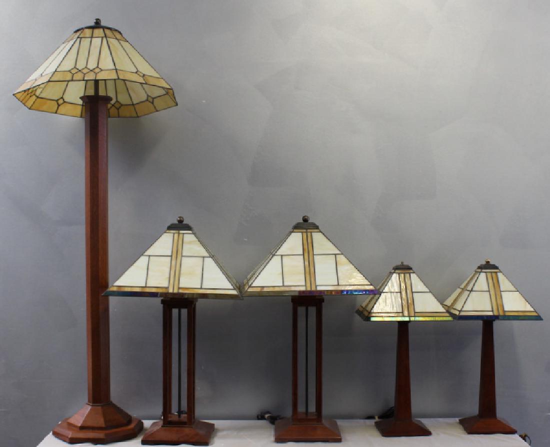 STICKLEY, Audi. Lot of 5 Arts and Crafts Style (1 of 5)