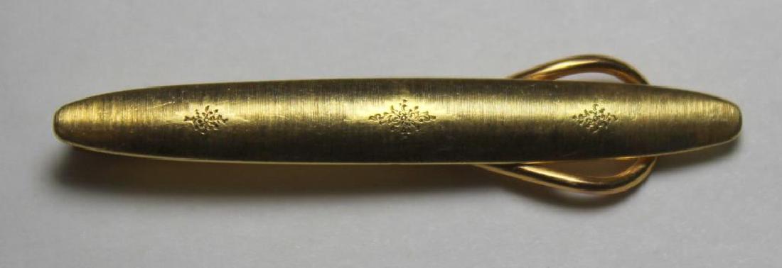 JEWELRY. M. Buccellati 18kt Gold Tie Bar. (1 of 4)