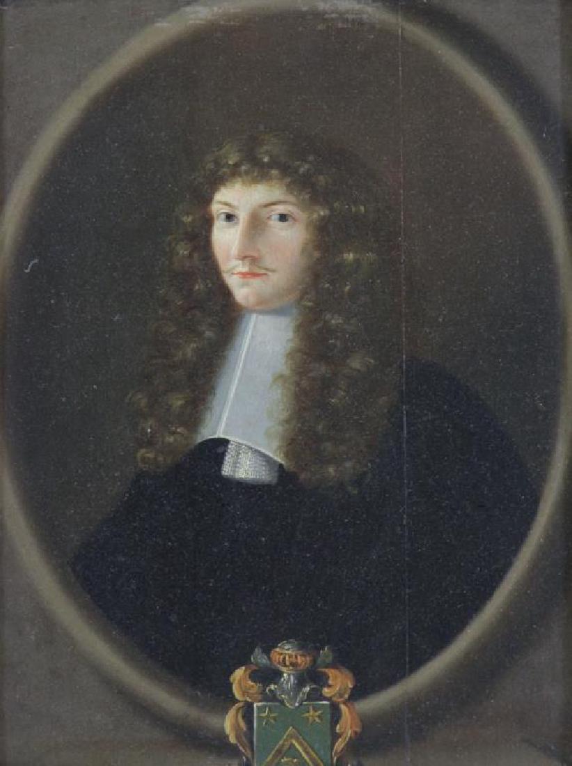 17th/18th Century Oil on Panel Portrait of a (1 of 10)