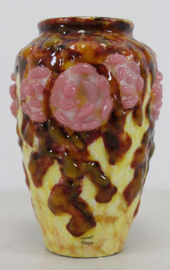 GAMET FRANCE. Enamel and Copper Vase. (1 of 7)