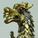 JEWELRY. 18kt Gold Dragon with Diamonds and - 6