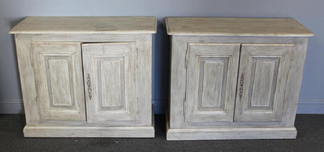 Pair of French 2 Door Cabinets (1 of 6)