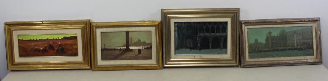 MAGAZZINI, Gene. Lot of 4 Oil on Board. (1 of 13)