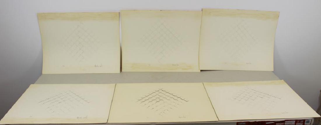 PUENTE, Alejandro. Lot of 6 Paper Constructions. (1 of 2)