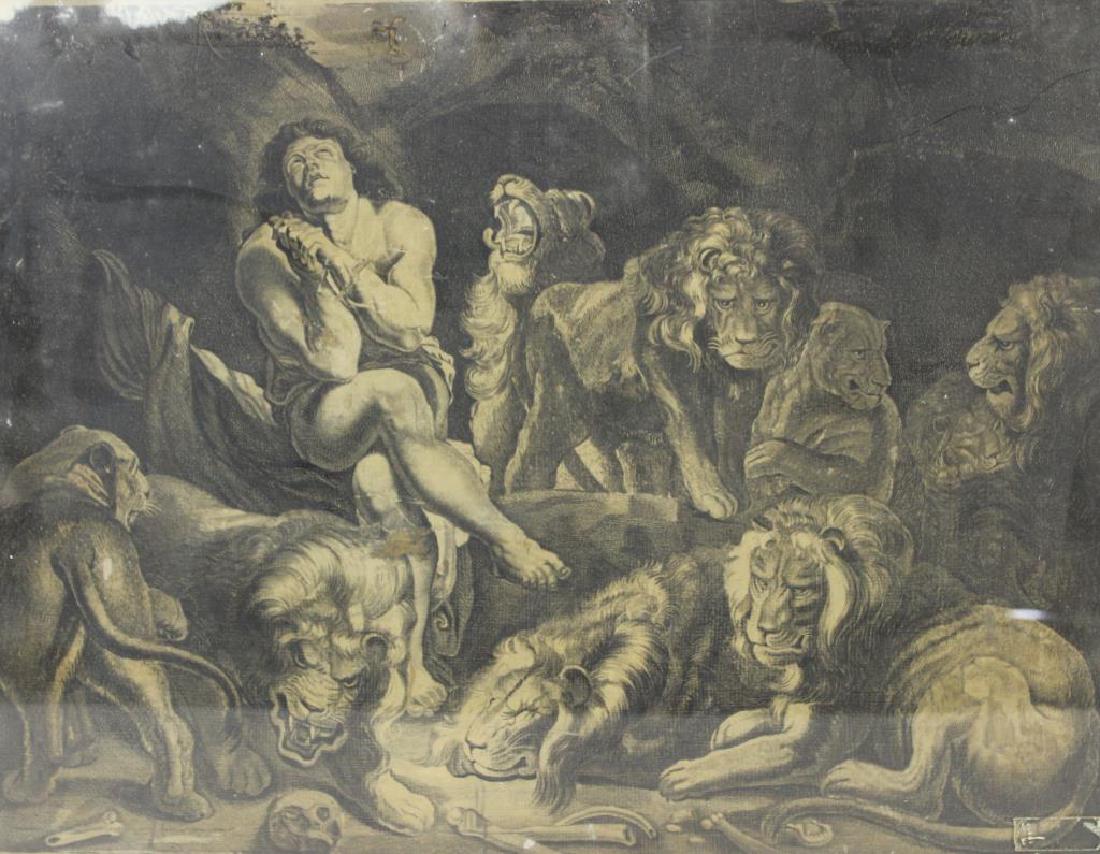 RUBENS, Peter Paul (After). Engraving. Daniel in (1 of 3)